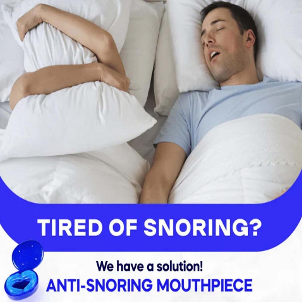Honex Anti-Snoring Mouthpiece Snore ลด Mouthpiece ที่มีประสิทธิภาพ Snoring Protection ลด Snoring Aid