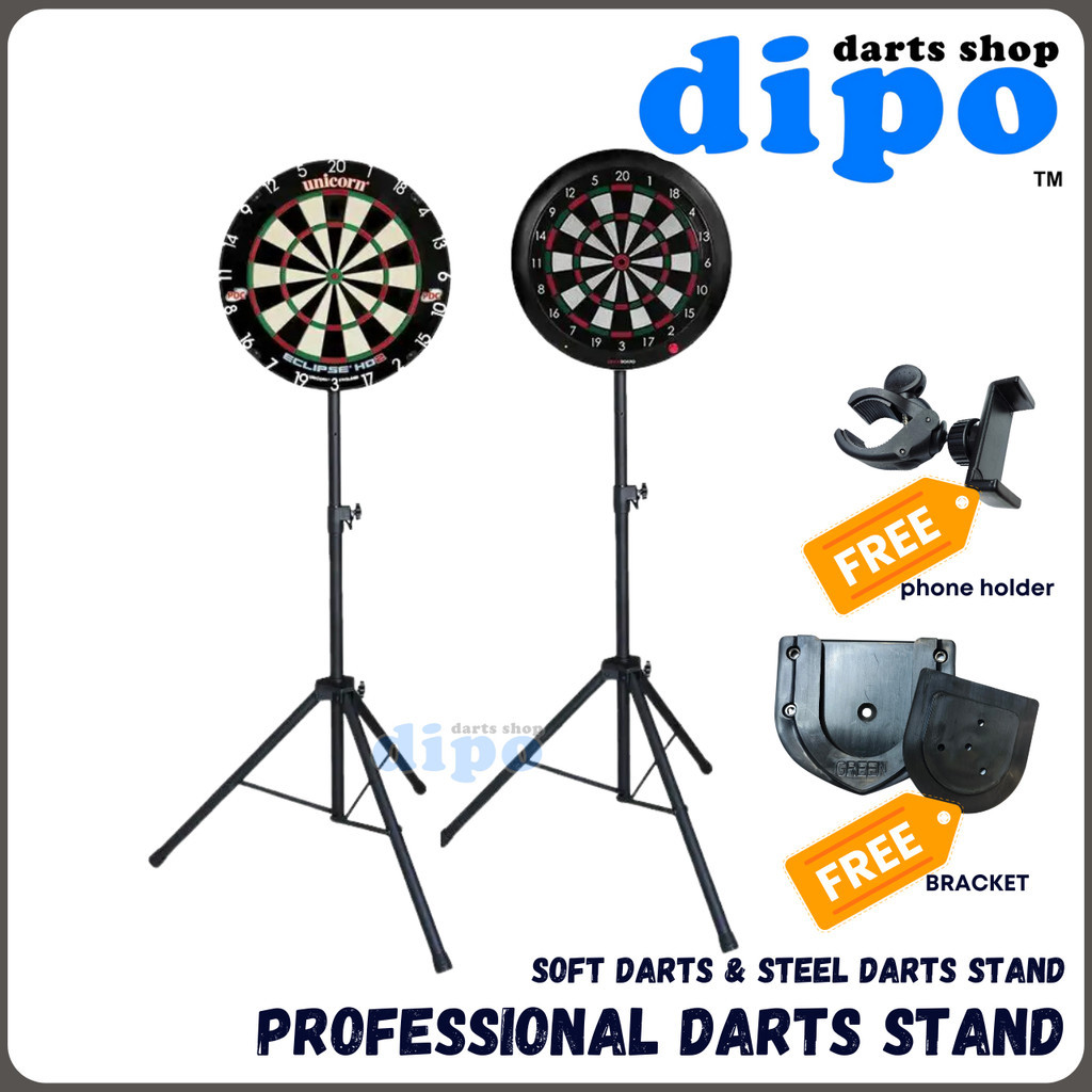 DIPO PROFESSIONAL DART STAND (SOFT & STEEL DARTS TRI-STAND) - DiPO Darts Stand