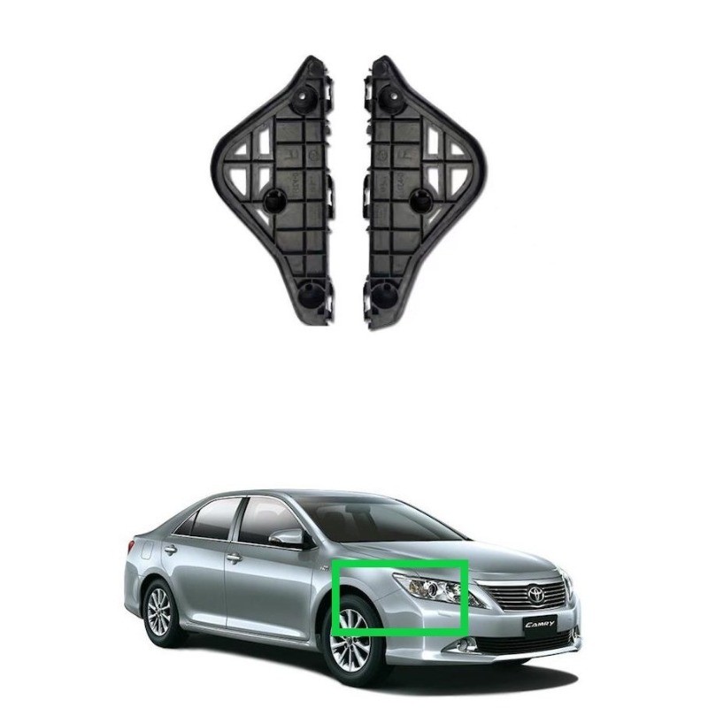ขายึดกันชนหน้าสําหรับ toyora camry acv50 2012 2013 2014 2015 2016 2017 วงเล็บ supprt ด้านข้าง