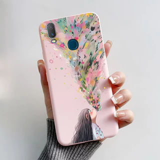 สําหรับvivo Y11 2019 Y12 Y15 Y17 1904 เคสโทรศัพท์TPUซิลิโคนสวยผีเสื้อทาสีปลอกสําหรับVivo Y11 1906 Softกันชน