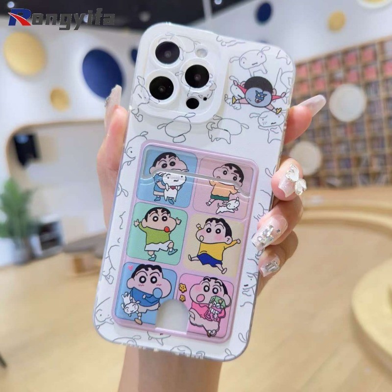 การ์ตูนน่ารักเครยอนชินจังกระเป๋าเคสโทรศัพท์สําหรับhuawei Nova 3i 5T 8 4E Y61 Huawei Y7A Y9 Y7 Y6 Pri