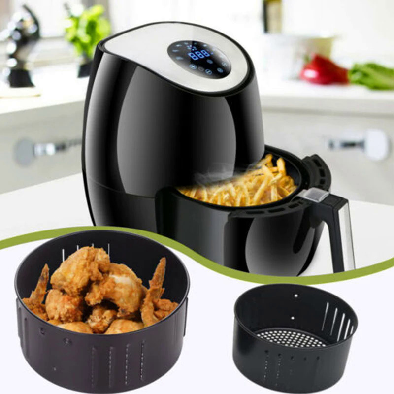 Air Fryer Basket Baking Tray Kitchenware Cooking Stainless Steel Baking Tray For All Air Fry Safe Ki