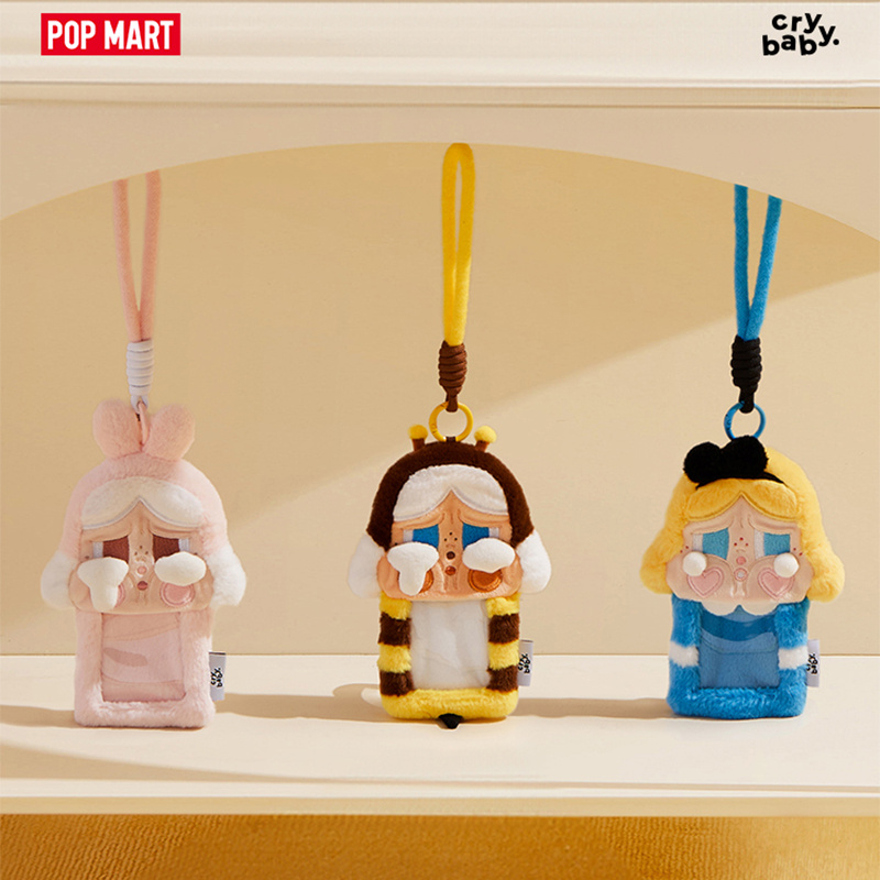 Authentic POP MART CRYBABY Tear Factory Series Plush Card Holder