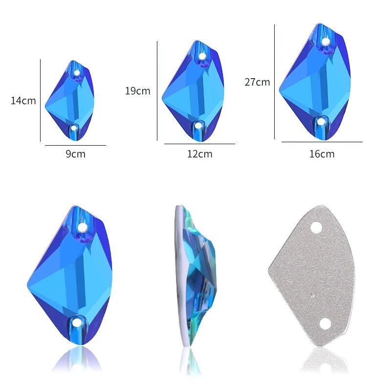 Ducrystal K9 Glass Crystal เย็บบน Rhinestones Flatback อุปกรณ์เสริมสําหรับเสื้อผ้าหัตถกรรมเย็บลูกปัด ราคา ถูกที่สุด ดีลบีเคเค แกลเลอรีภาพที่ 6