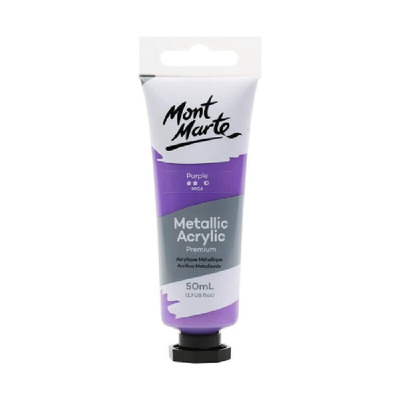 Montmarte สีอะคริลิคเมทัลลิค Montmarte 50 มล. สี Purple