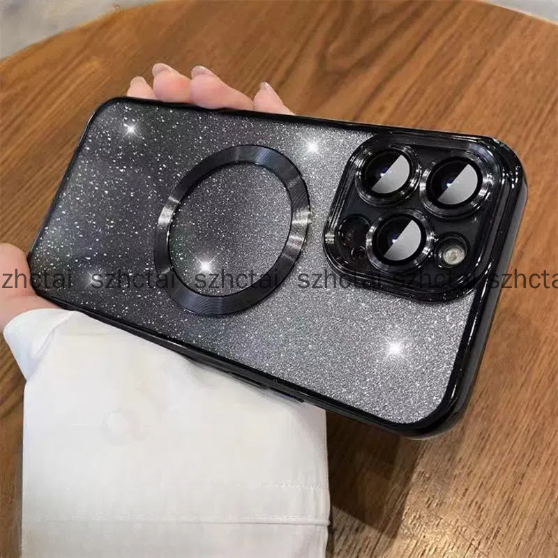 เคส OPPO Reno12 5G Reno 12 Pro 5G 11 5G 11F 10 10 Pro 7Z 5G 8Z 5G เคสกลิตเตอร์ชุบหรูหรา เคสโทรศัพท์กลิตเตอร์ชุบพร้อมแม่เหล็กดูดและเลนส์ป้องกันการตกสําหรับครอบคลุมเต็มรูปแบบ เคสโทรศัพท์ OPPO Reno12 5G Reno 12 Pro 5G 11 5G 11F 10 10 Pro 7Z 5G 8Z 5G - รูปที่ 7