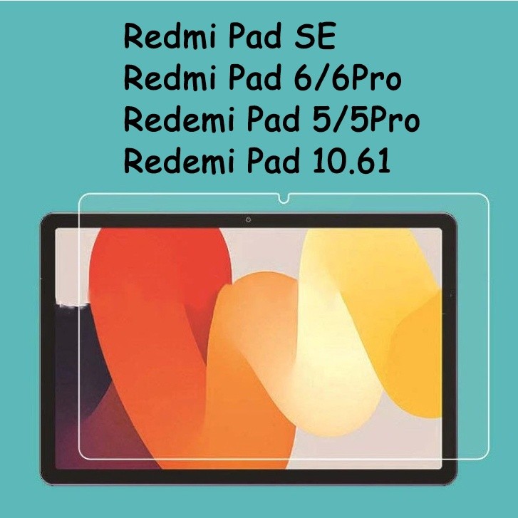 คุณภาพสูง 9H สําหรับ Xiaomi Redmi Pad SE 4G 8.7 นิ้ว 2024 กระจกนิรภัยป้องกันหน้าจอ Redmi Pad 10.61/Pad Pro 005