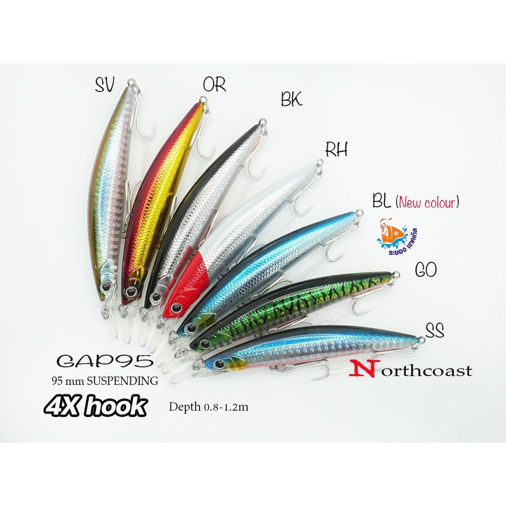 เหยื่อปลอม Northcoast GAP95  ลิ้นสั้น Wt.10 g.