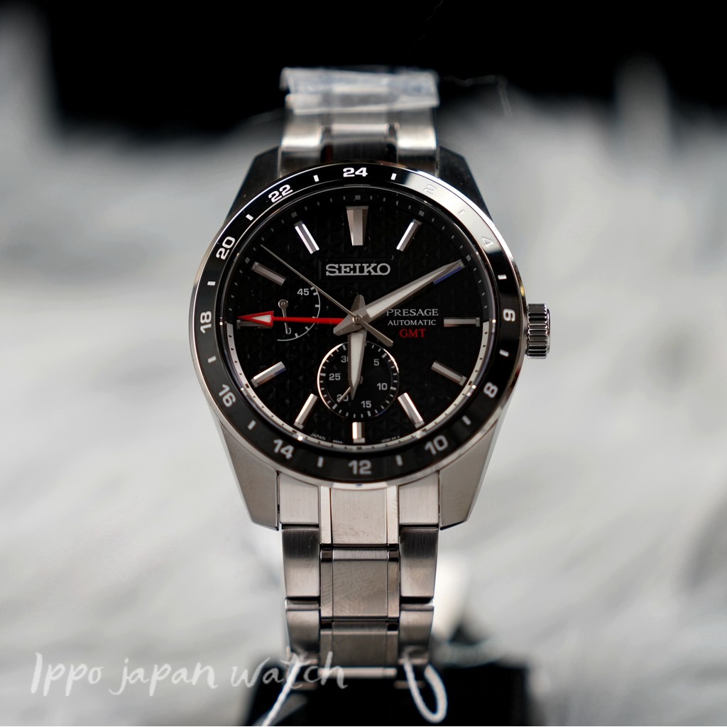 นาฬิกา JDM ★ Seiko Presage ซีรี่ส์ใหม่ GMT นาฬิกากลไก Spb221j1 Sarf005