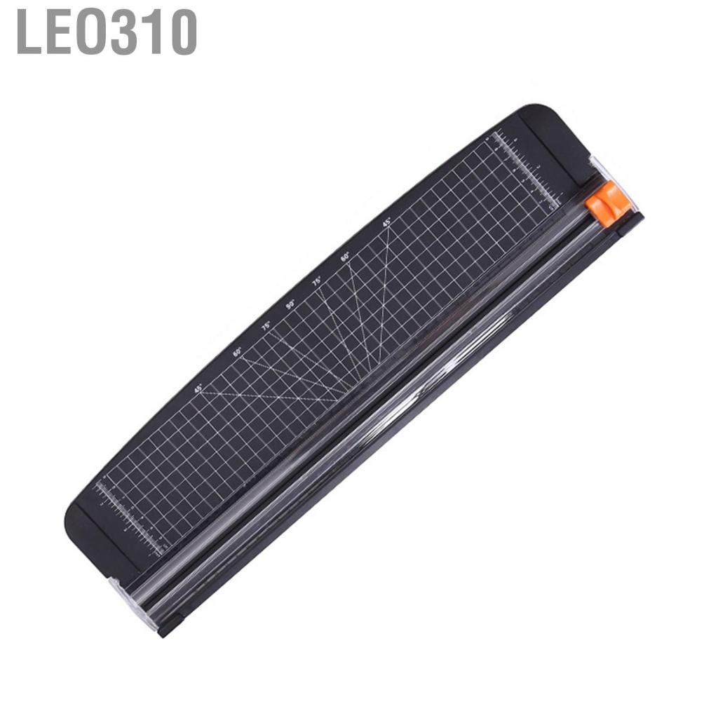 Leo310 เครื่องตัดกระดาษสไลด์ A3 เครื่องตัดกระดาษแบบพกพาการทำงานที่ราบรื่น Sharp Safe ขนาดกะทัดรัด 16