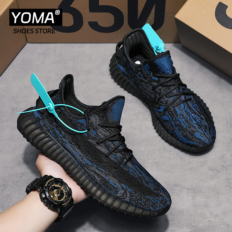 Yeezy350 รองเท้ามะพร้าว Gypsophila รองเท้าผ้าใบ Casual ร้อนจริงคู่รองเท้าวิ่งลําลอง