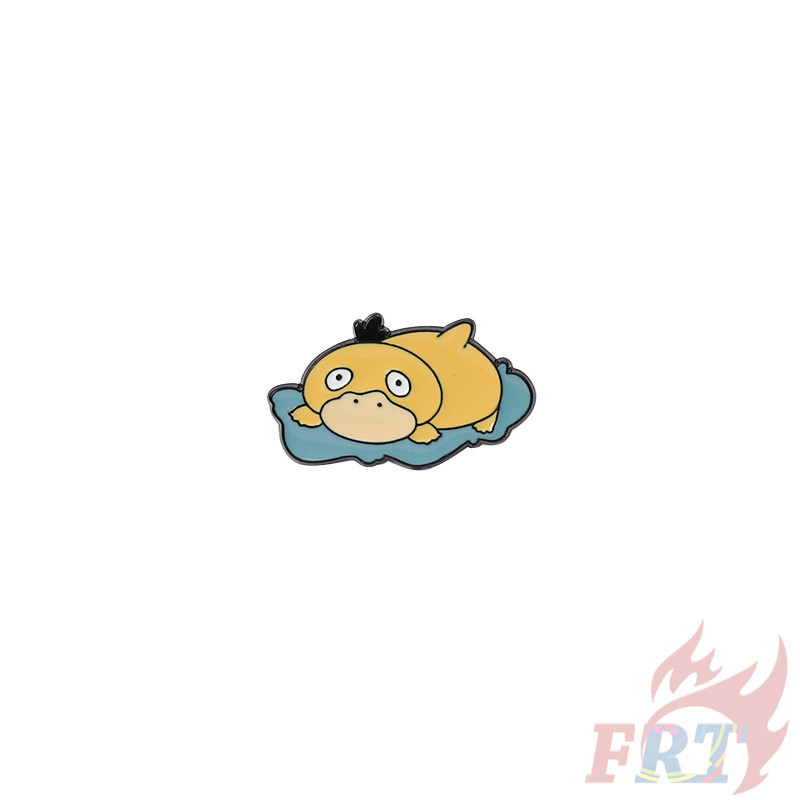 1 ชิ้น ❤ เข็มกลัด Psyduck ว่ายน้ํา ❤ ป้ายหมุดกระดุมกระเป๋าเป้สะพายหลังเคลือบ Doodles