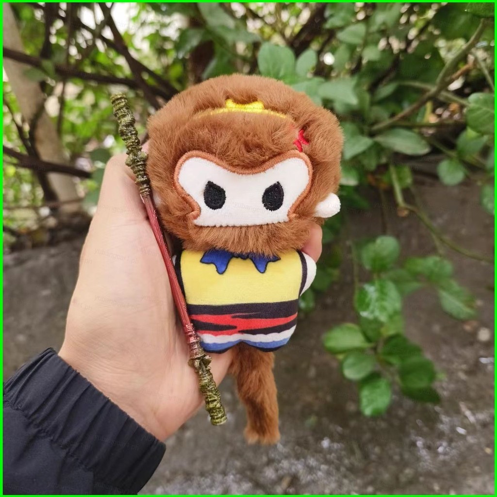 Yb1 น่ารัก Black Myth Wukong จี้ของขวัญสําหรับแฟนกระเป๋าเป้สะพายหลังเครื่องประดับพวงกุญแจยัดไส้ของเล่นคอลเลกชัน