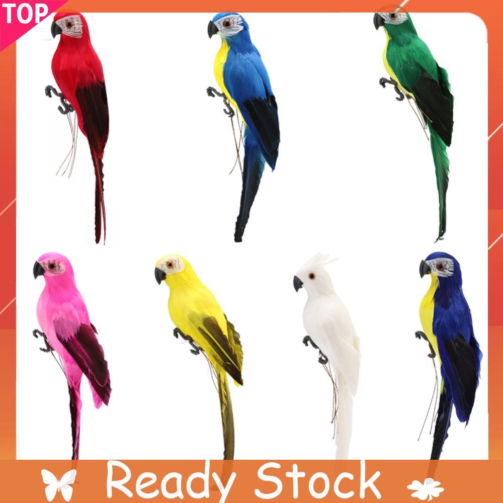 ประดิษฐ์จําลองโฟมนกนกแก้ว Feather Garden Bird Prop Decor สําหรับงานปาร์ตี้