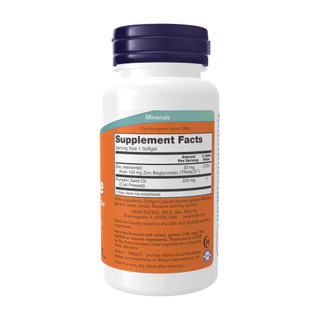 Now Foods, Zinc Glycinate, 120 Softgels
