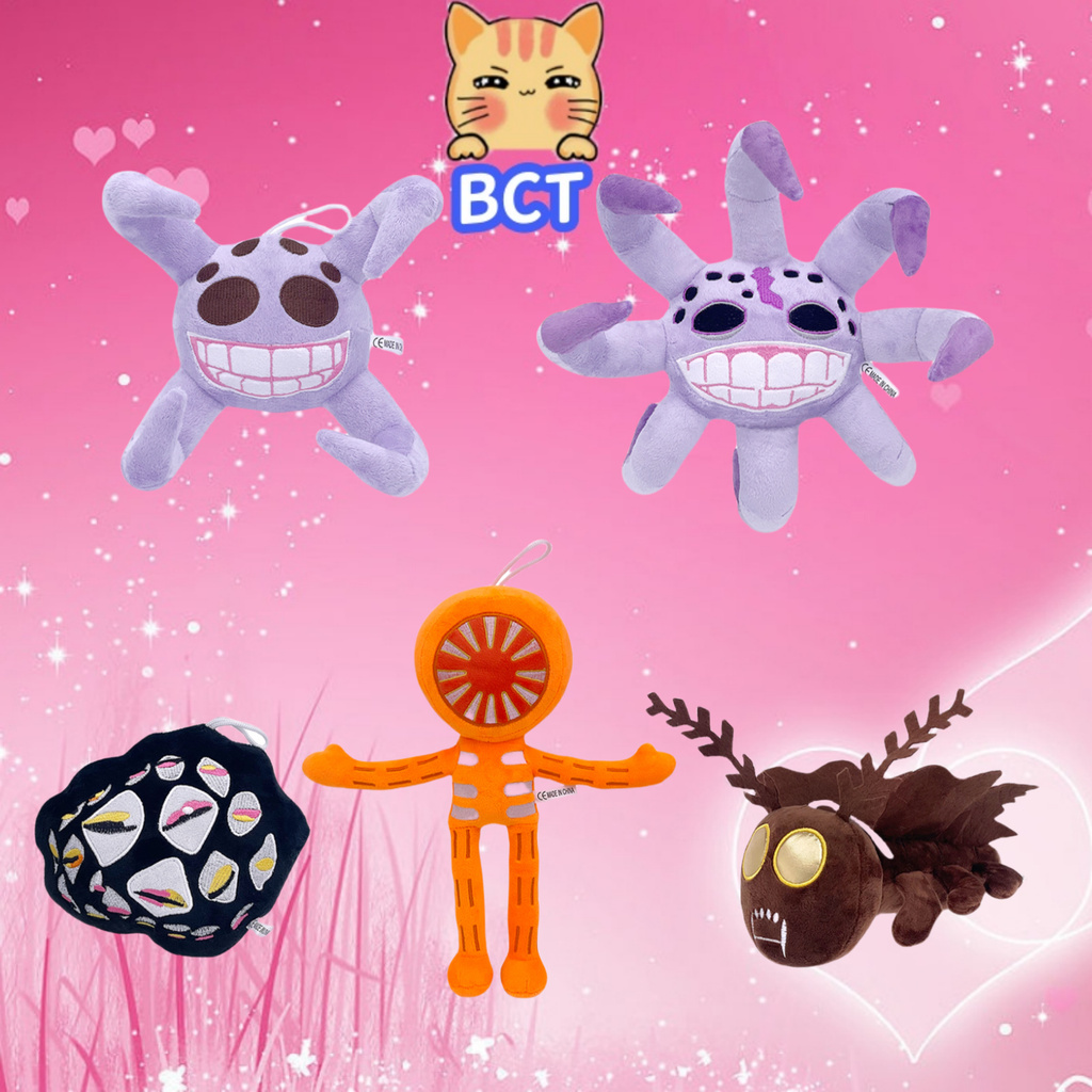 Bct ในสต็อกในสต็อก ประตู 2 ของเล่นตุ๊กตา Murder Drones Cyn Cat Plush ประตูใหม่: ชั้น 2 Plushies Monster สยองขวัญเกมรูปตุ๊กตาเกม Roblox ความดัน Sebastian Solace