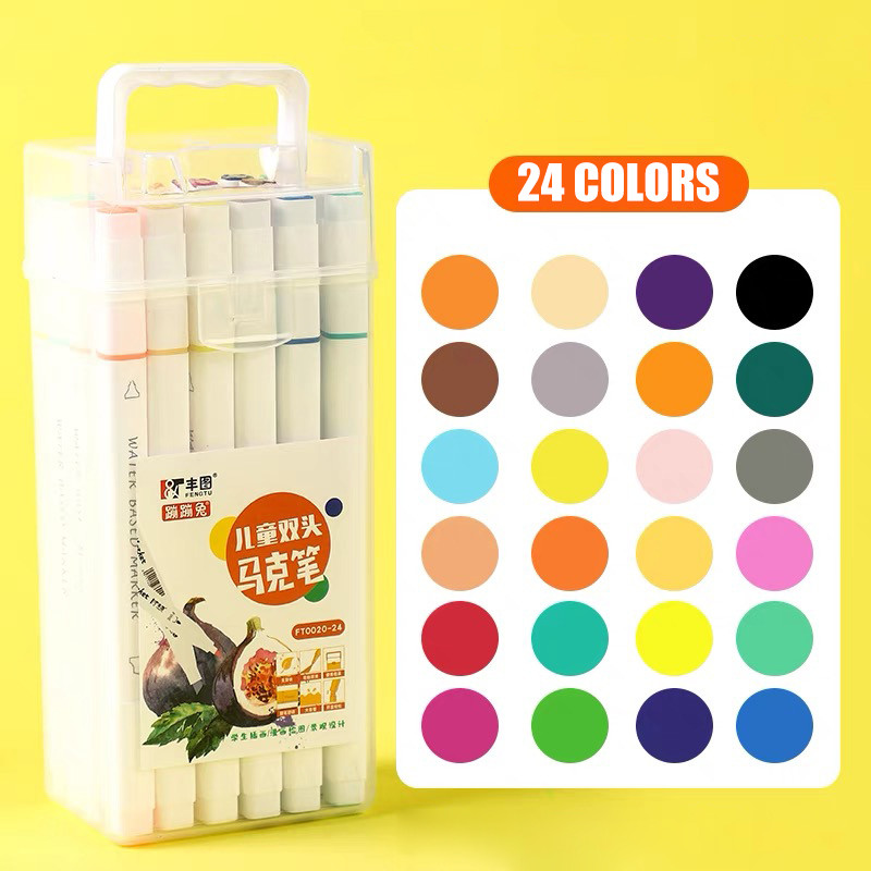 [พร้อมส่ง]🔥ปากกาอะคริลิค กันน้ำ 12/24/36/48สี เขียนได้ทุกพื้นผิว ปากกาเขียนแก้ว /พลาสติก/ไม้/เหล็ก/กระจก