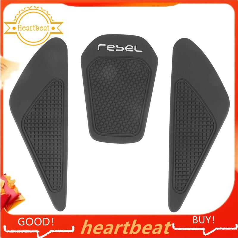 [ขายร้อน] รถจักรยานยนต์ถังสติกเกอร์ยาง Protector Sheath เข่าถังสําหรับ Honda REBEL500 REBEL300 REBEL