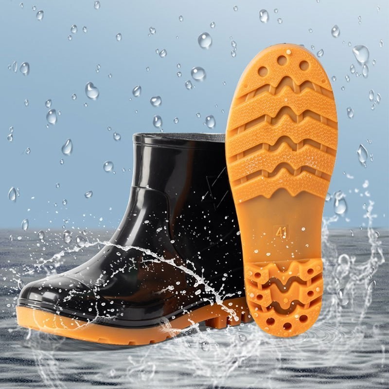 รองเท้าบูทกันน้ำตรา Di สูง 19นิ้ว มีสายรัด