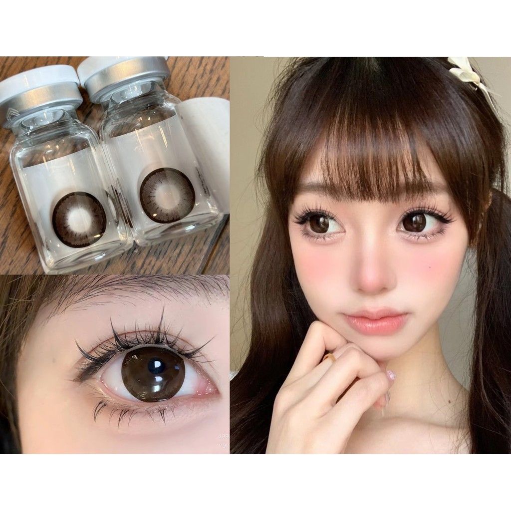 (2024.Oct.15th)mnmka Series,Xiyoulens Brand ,Big Size ,14.50mm,(เกรด 0-8.00), คอนแทคเลนส์ 6 เดือนใช้