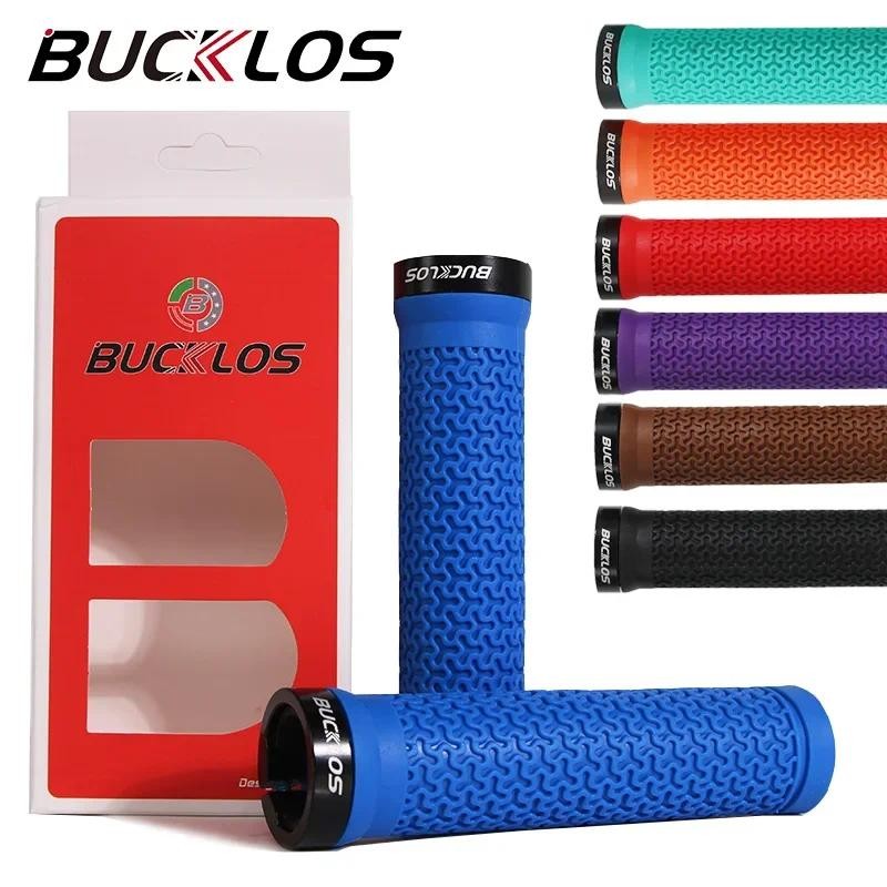 Bucklos & Benz จักรยาน Grips แบบบูรณาการยาง Anyi-slip MTB Handlebar ฝาครอบล็อคบนจักรยานเสือภูเขา Handle Bar Cuffs BMX ขี่จักรยานอะไหล่
