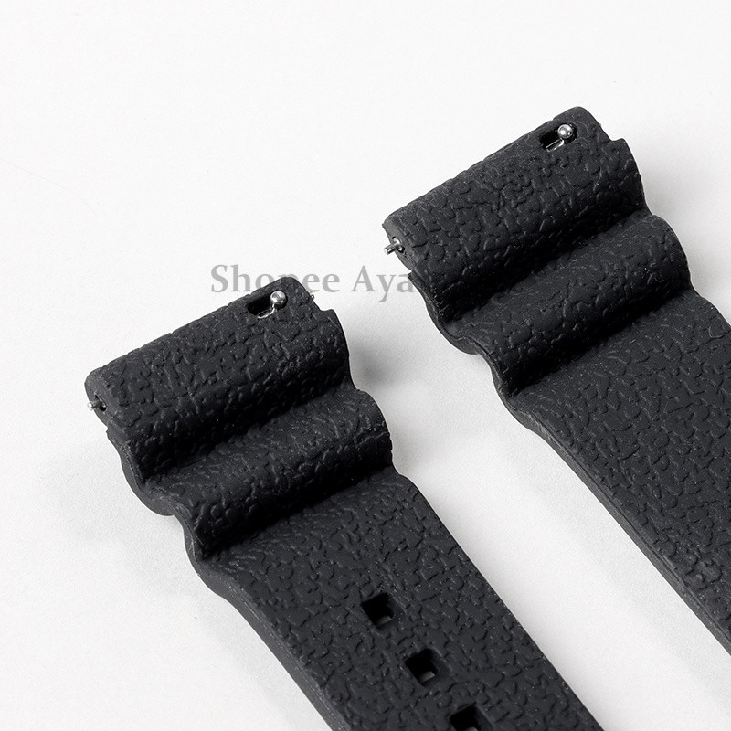 สายยางซิลิโคน 20 มม. 22 มม. สำหรับสาย Seiko สายคล้องข้อมืออ่อนนุ่มปล่อยอย่างรวดเร็วเปลี่ยนชายและหญิงพร้อมโลโก้