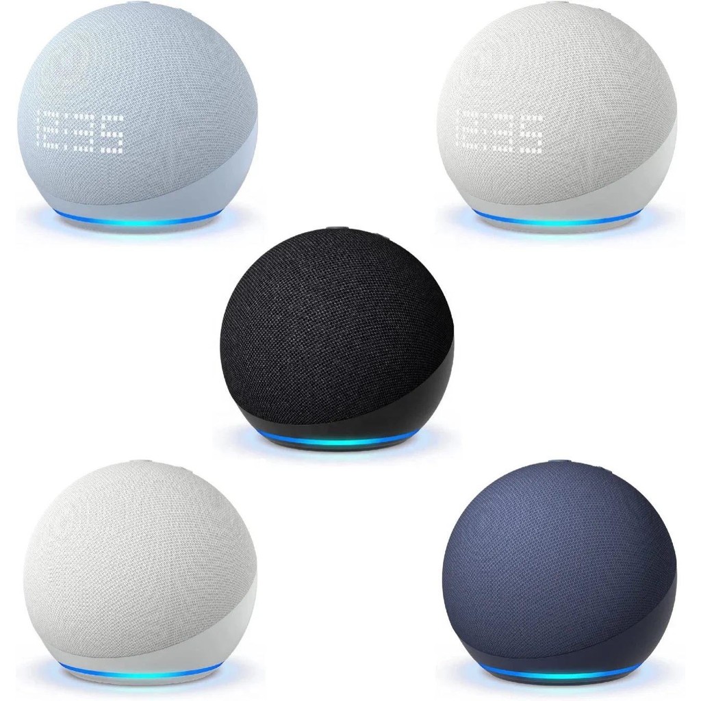 สินค้าขายดี Echo Dot 5 Gen Smart Speaker Bundle Alexa Voice Google Assistant Wireless Clock Outdoor 