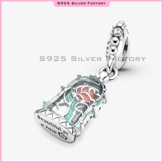 Lilo & Stitch the Aristocats Marie Dumbo Beauty and the Beast Mrs Winnie the Pooh Bear เม็ดเงินแท้ 925 100% ใส่ได้ทั้งผู้หญิงและผู้ชายสวมใส่ ของขวัญวันเกิด ที่ระลึก