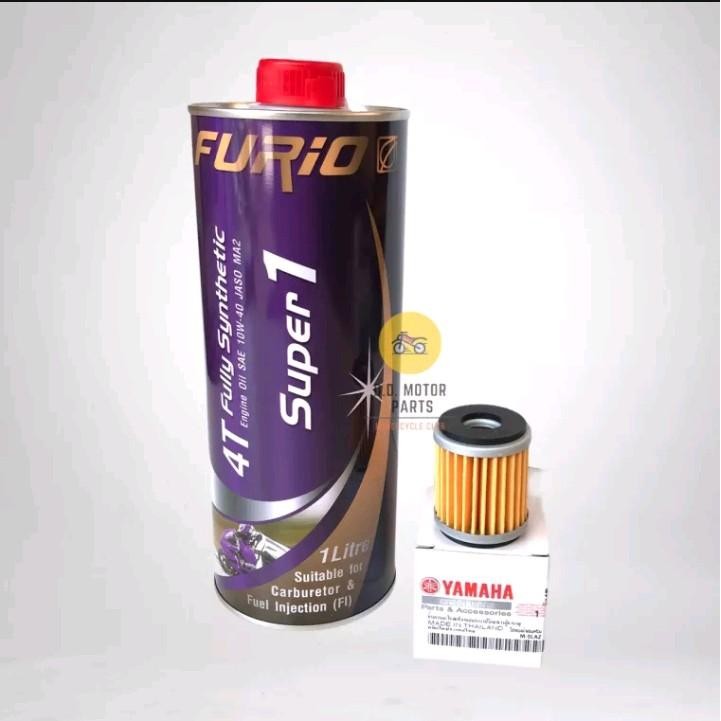 น้ำมันเครื่อง FURIO พร้อมกรองน้ำมัน สำหรับ M-Slaz/R15/MT15 ราคาประหยัด