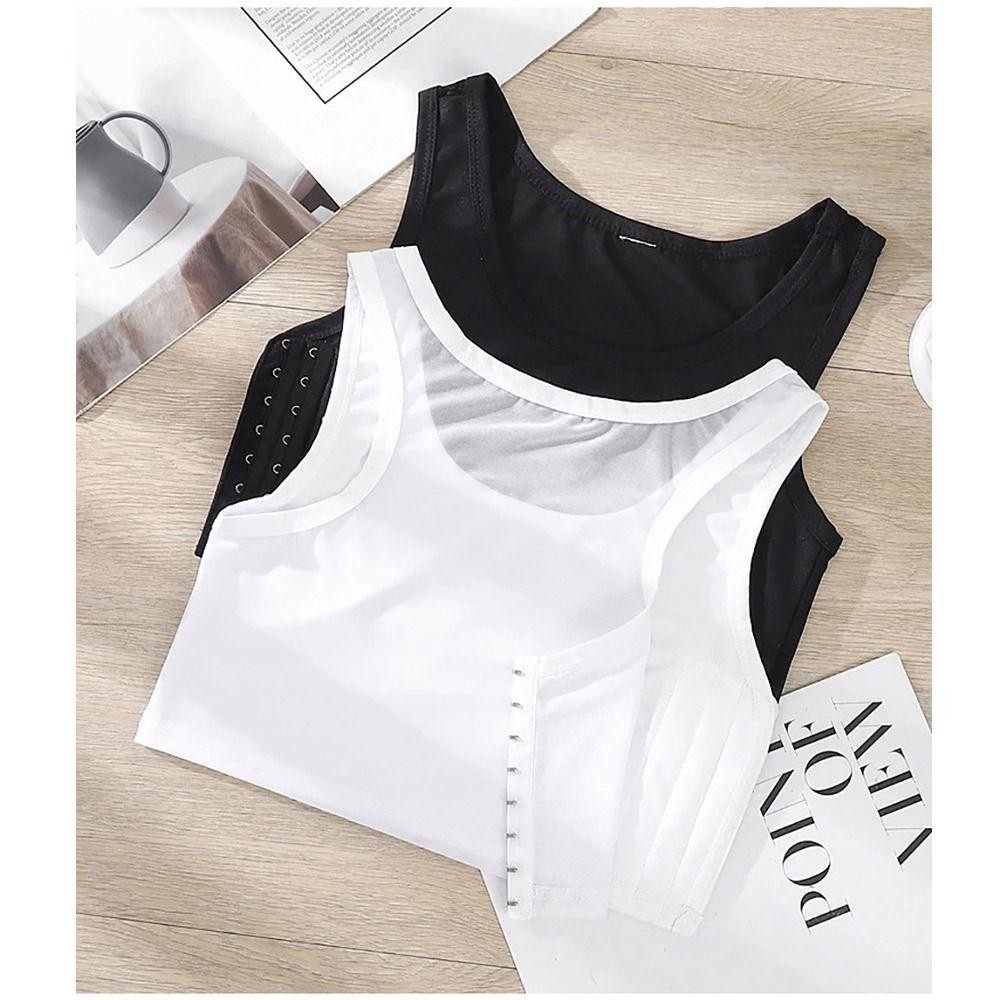 Turem 1 ชิ้น Chest Shaper, Trans เลสเบี้ยนเลสเบี้ยนเสื้อทอม, เสื้อกั๊กแบนเต้านมรัดตัวชุดชั้นใน Breast Binder - รูปที่ 6