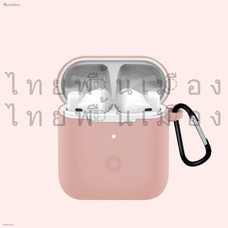 ¤ใส่กับอะไร ก็รอด!!เคสลายการ์ตูน QCY T8 T8s M18 เคสป้องกันซิลิโคนทีพียูป้องกันหูฟังไร้สายพร้อม Carab