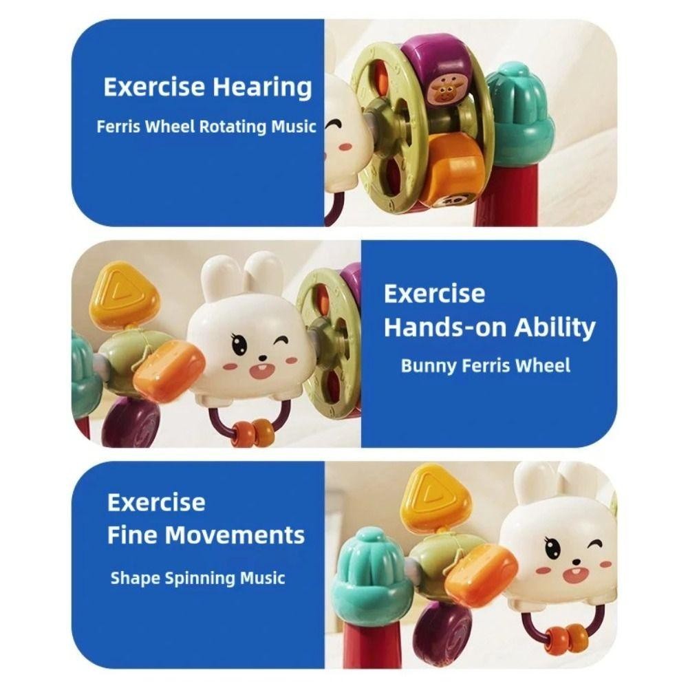 ของเล่นดนตรีหมุนสําหรับเด็ก ของเล่นเปียโนเพลงอัจฉริยะ ของเล่นเพื่อการศึกษาเบื้องต้น ของเล่นเด็ก ของเล่นรถโทรศัพท์ - รูปที่ 5