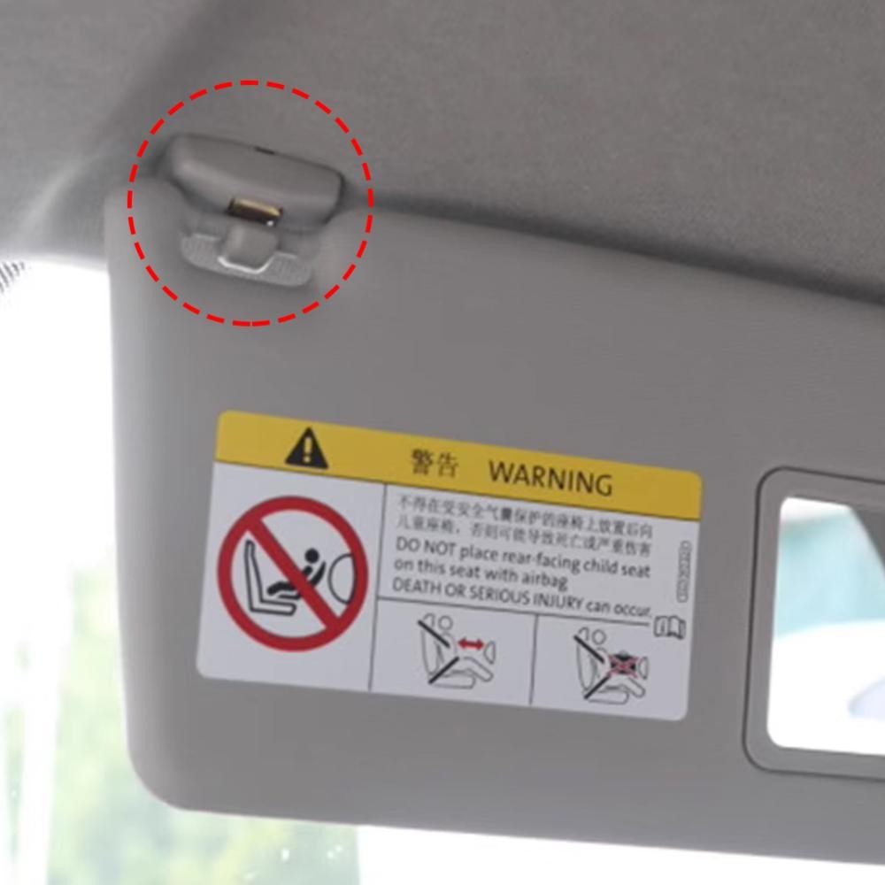 FYY 1 ชิ้นรถ Sun Visor Hook Fixing คลิปวงเล็บแขวนอุปกรณ์ตกแต่งภายในสําหรับ VW - รูปที่ 4