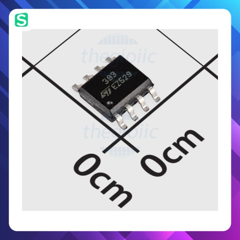 [ 10 ชิ้น ] LM393 LM393D LM393DT LM393DR IC Dual Differential Comparator SOP-8 ใหม่