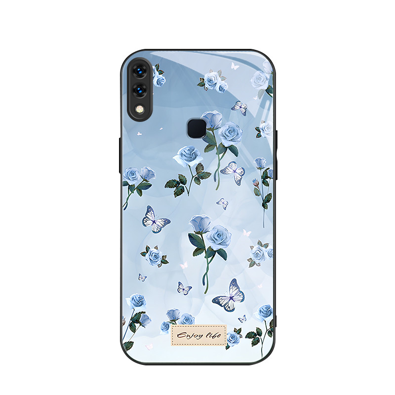 สําหรับ Vivo V11i/ Vivo Z3/ Vivo Z3i , ดอกไม้สีฟ้าจํานวนมาก, บุคลิกภาพอินเทรนด์, เคสป้องกันโทรศัพท์ป