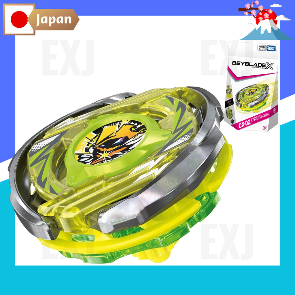 Beyblade X Beyblade X Cx-02 Starter Wizard Arc R4-55Lo ส่งตรงจากญี่ปุ่น
