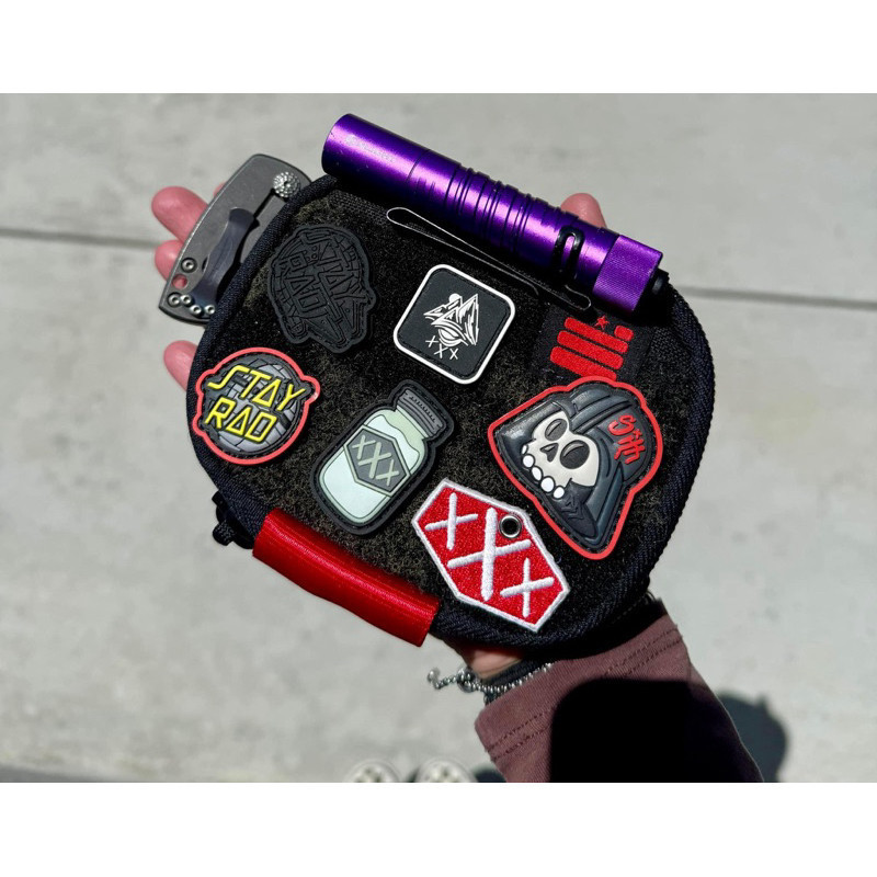 Olight patch Velcro อาร์มยางและเหรียญตกแต่งต่างๆ ที่คั่นหนังสือหลากหลายรูแบบจาก Olight