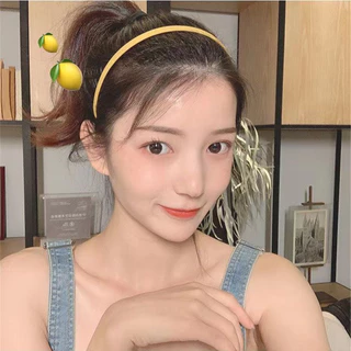 ที่คาดผมเนื้อแมตต์สีสันสดใสสำหรับเด็กผู้หญิง กันลื่น ออกแบบเรียบง่ายและทันสมัย