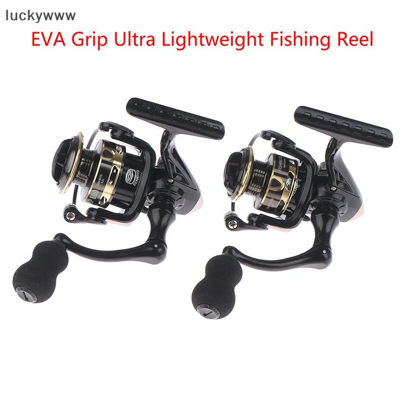 Lucky 500/800 Series EVA Grip รอกตกปลาน้ำหนักเบาพิเศษ 12 + 1BB สปีดเกียร์ 5.2:1 Mini Spinning Reel