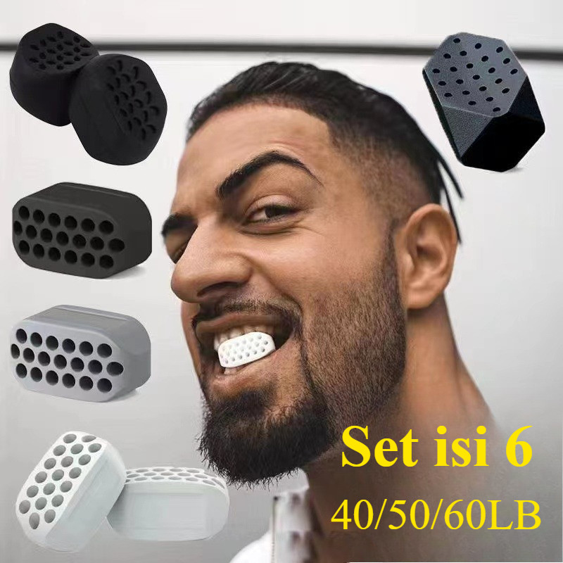 6 ชิ้น/เซ็ต Jawline กล้ามเนื้อการออกกําลังกาย Jawing เครื่องมือ Jawline อาคารเครื่องมือ Jawline อาคา