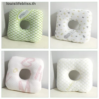 Louislifebliss ผ้าฝ้ายบรรจุเจาะหู Breathable Ergonomic พร้อมรูหูแบบพกพาสบายต่างหูใหม่
