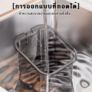 กล่องเก็บเครื่องปรุงในครัว แบบแขวนติดผนังหลายชั้น ไม่ต้องเจาะรู ปรับหมุนได้