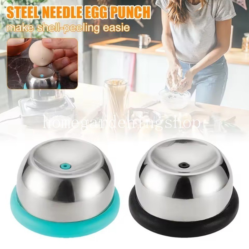 Egg Piercer สําหรับต้ม Hole Puncher Prickers Separator สแตนเลสเข็มแยกเจาะ Gadgets ครัว
