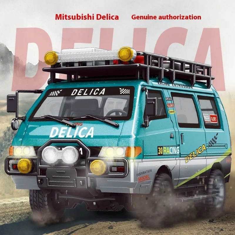 JXC Rc 1:24 Full Scale รถจําลอง 4 ล้อ Delica พร้อม Controllable ไฟหน้า Shift - รีโมทคอนโทรลของเล่น V