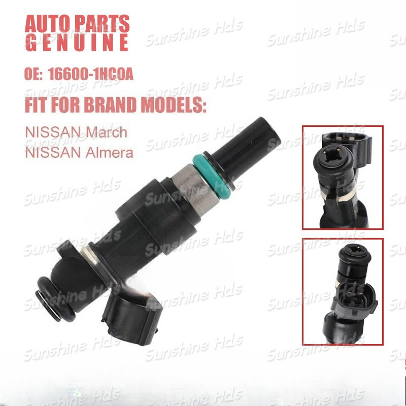 จัดส่งที่รวดเร็วหัวฉีดหัวฉีดหัวฉีด 1660-1HC0A สําหรับ NISSAN มีนาคม 2010-2020/ Almera 2011-2020 1660