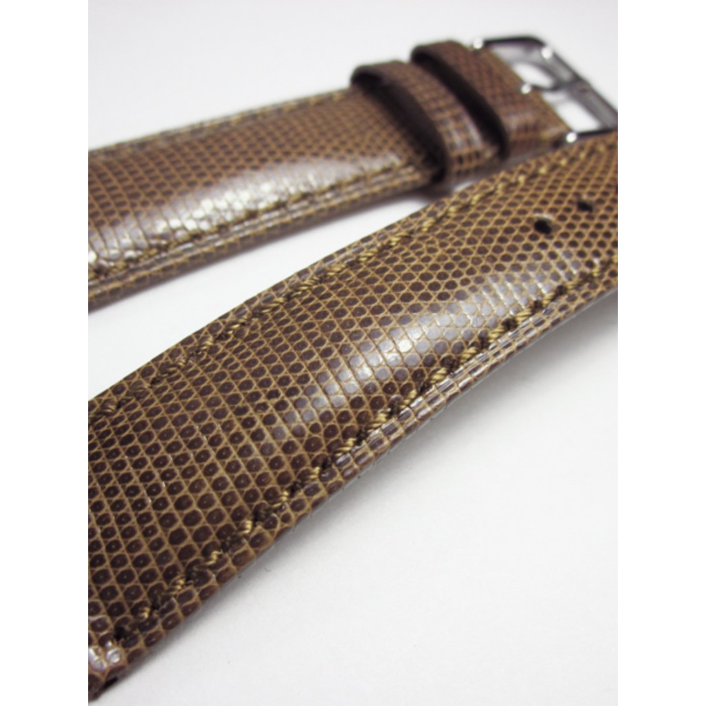 จัดส่งฟรี Lizard Leather สายนาฬิกา สายนาฬิกา 18mm19mm20mm21mm22mm วัสดุด้านล่างหนังลูกวัว