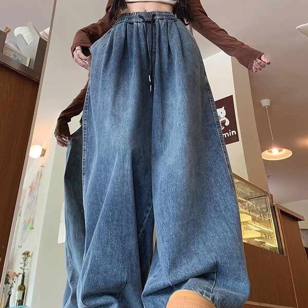 ยีน belin star กางเกงยีนส์เอวยางยืดสไตล์วินเทจผู้ชายและผู้หญิงสไตล์เดียวกันฤดูใบไม้ผลิแบรนด์อินเทรนด