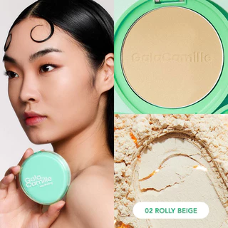 GALA CAMILLE Rolly Pop Soft Matte Foundation Powder SPF35 PA+++ 10g กาล่า กามิลเล่ โรลลี่ ป๊อป แป้งพัฟผสมรองพื้น.