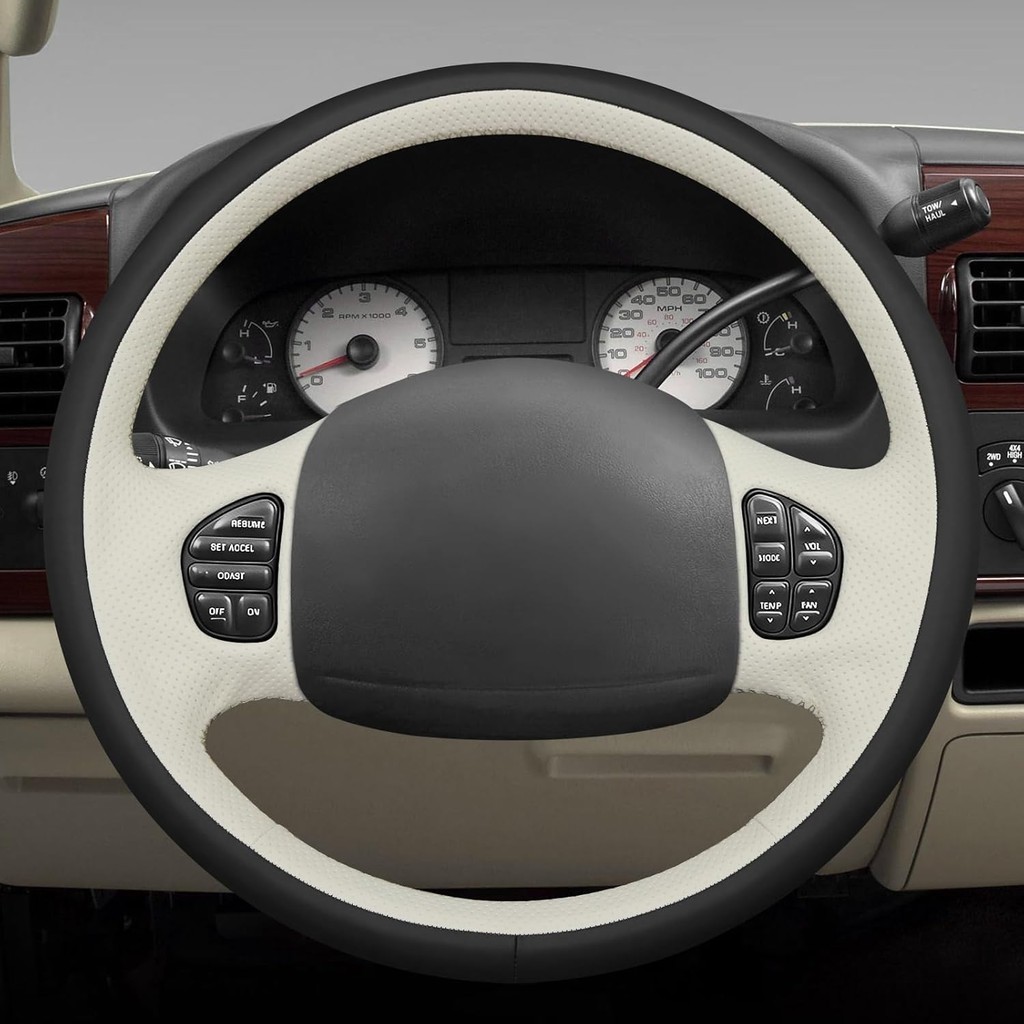 MEWANT DIY เย็บ Ford F-250 F-350 3D สไตล์พวงมาลัยสําหรับ Ford Excursion 2002-2005 F-250 F-350 F-450 