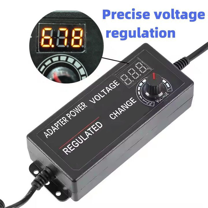 AC/DC 3V-24V อะแดปเตอร์ ปรับโวลท์ได้ Adapter พร้อมหน้าจอแสดงผล